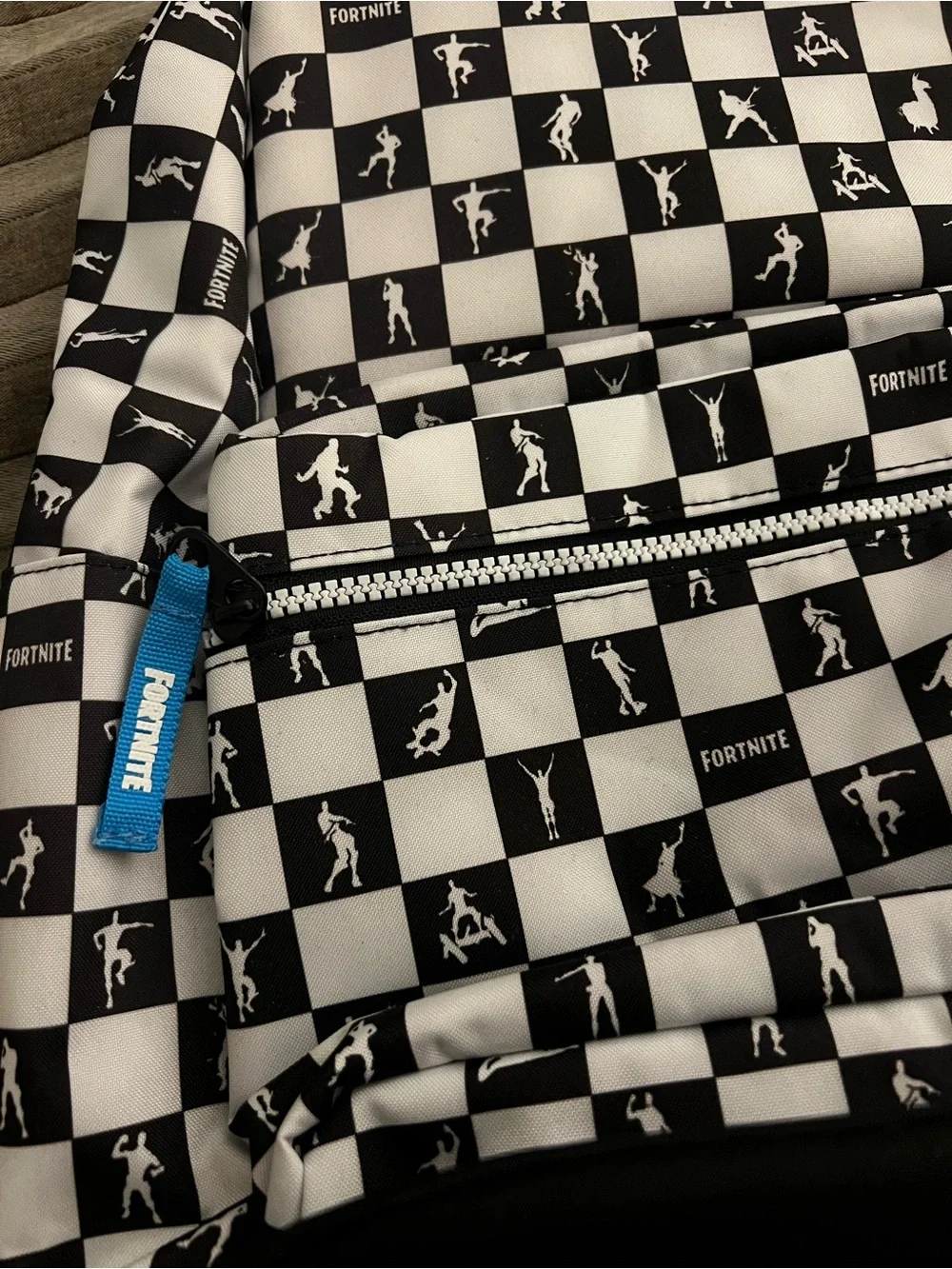 Fortnite Black & White School Backpack NWT